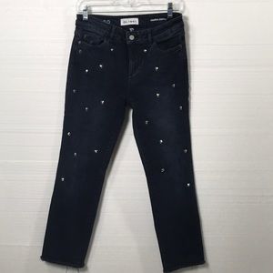 DL1961 MARA studded off black jeans 26